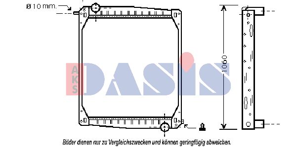 AKS DASIS radiatorius, variklio aušinimas 270005N